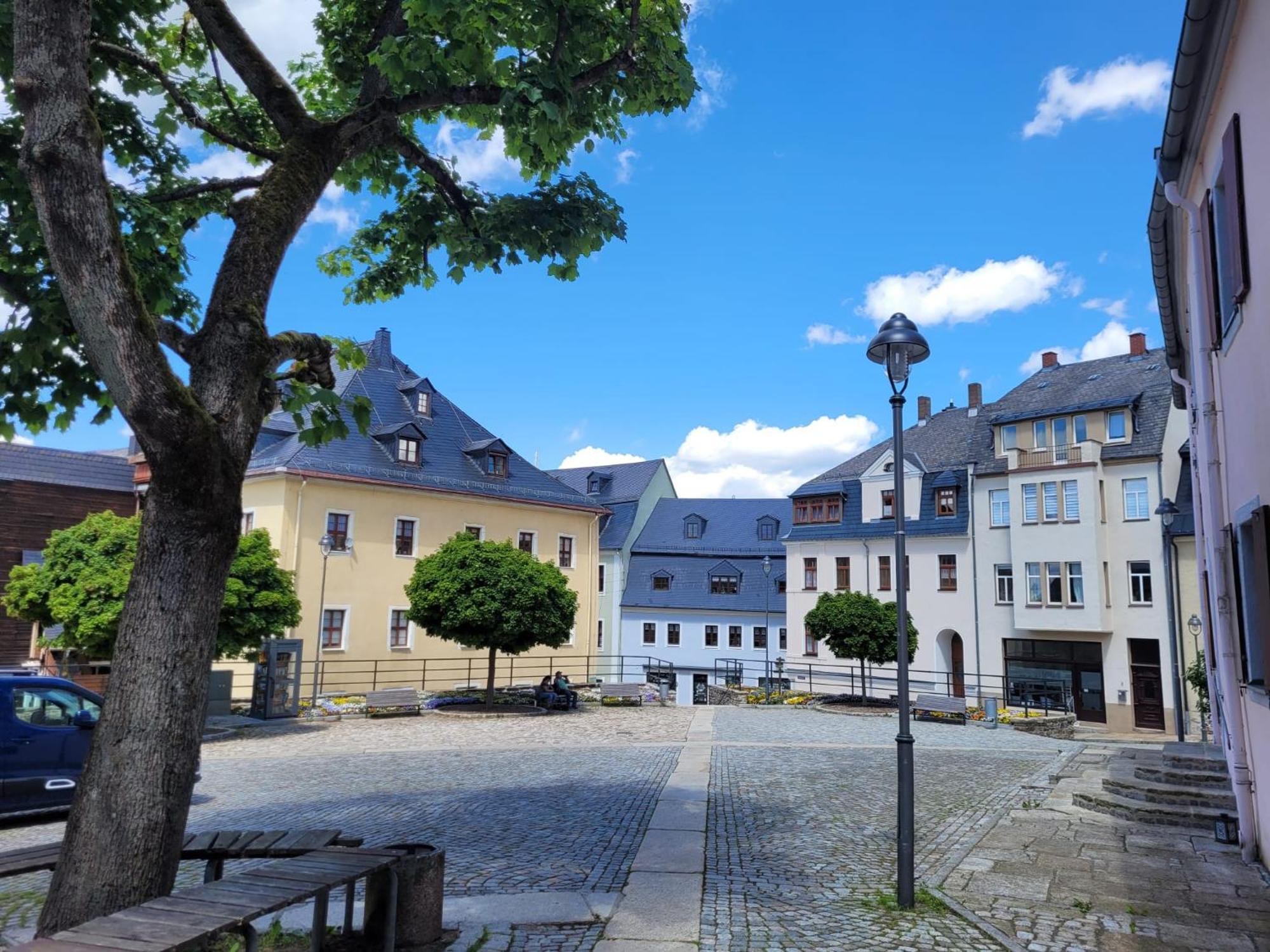 Ferienwohnung Eg Frauenmarkt 1 Шнееберг Екстериор снимка